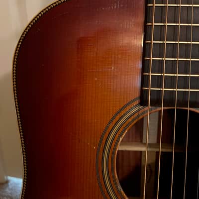 Pre-War Guitars Co. Herringbone (Granadillo - IHD) 2022 - Ice T Burst image 3