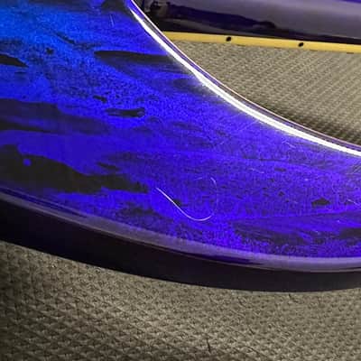 Jackson SLSMG Super Lightweight Soloist ('06-'11) - Eerie Dress Swirl #041708 with Hard Case image 11