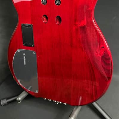 Yamaha BB735A Broad Bass 5-String Bass Guitar Fired Red Finish w/ Gig Bag (246) image 12