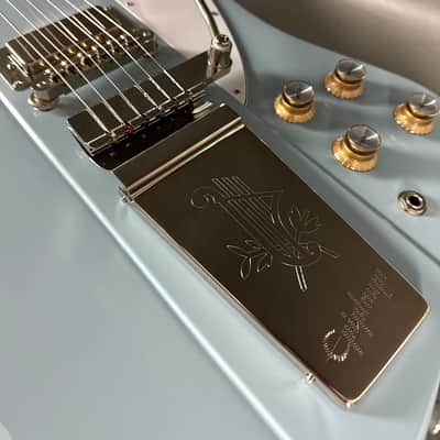 Epiphone 1963 Firebird V 2025 - Frost Blue image 5