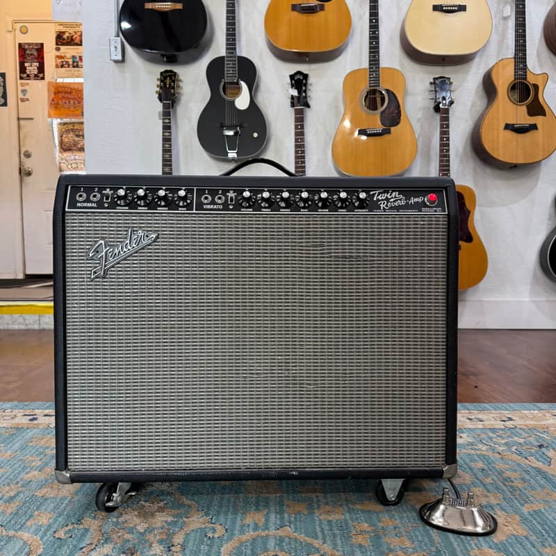 Fender '65 Twin Reverb Reissue 85-Watt 2x12" Guitar Combo 1991 - Present - Black
