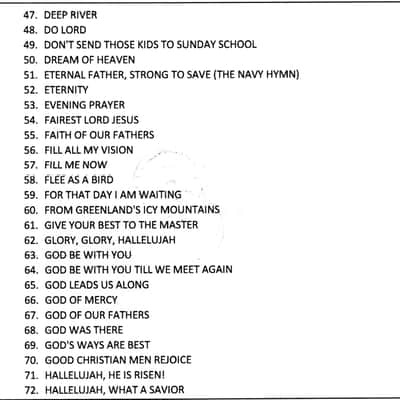 Massive Hymns, Gospel, Sacred Accordion Sheet Music DVD WITH 436 Selections image 4