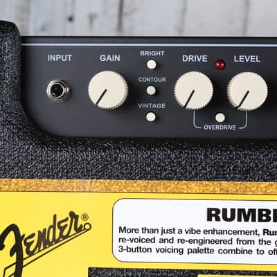 Fender® Rumble 40 Bass Electric Guitar Amplifier 40 Watt 1 x 10 Solid State Amp image 4