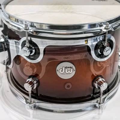 DW DESIGN 12" (dia) RACK TOM TOBACCO BURST-SHIPS FREE TO C-USA! image 4