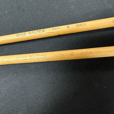 VINTAGE Mike Balter 4B Mallets, Medium Light Green Rubber, Birch-EXCELLENT #2 image 2