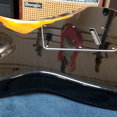 used Suhr Classic S Antique Pro in Black over 3 Tone Sunburst, Very Good Condition with Gig Bag & Paperwork image 21