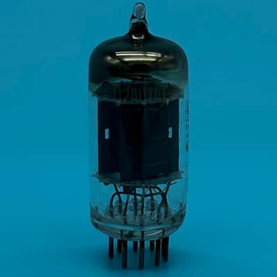 1960s RCA 12AU7A ECC82 Vintage Long Gray Plate D Getter Preamp Tube! T334 image 1