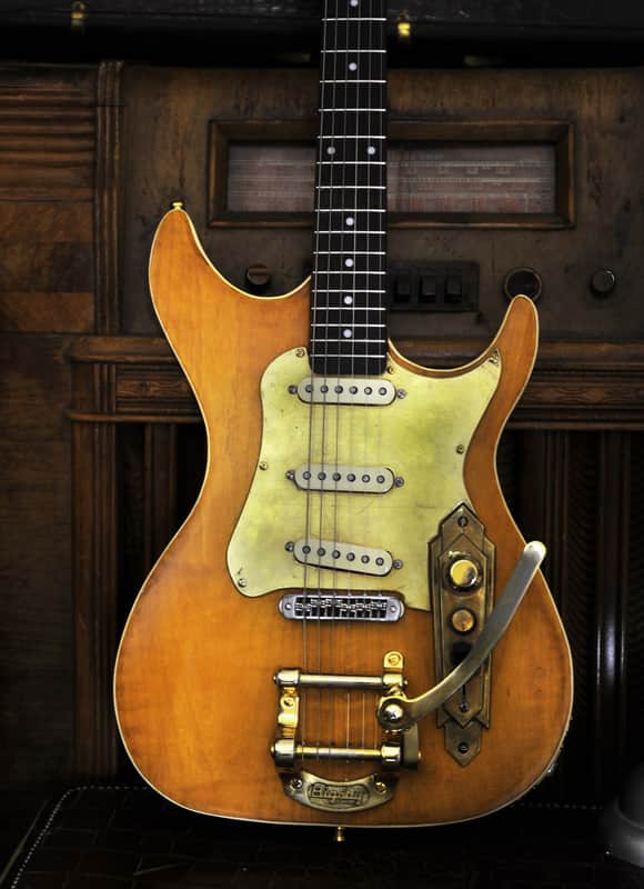 Postal Handmade Memphis Rocket Deluxe Antique Natural Bigsby Fender 57/62 Strat pickup Set image 1