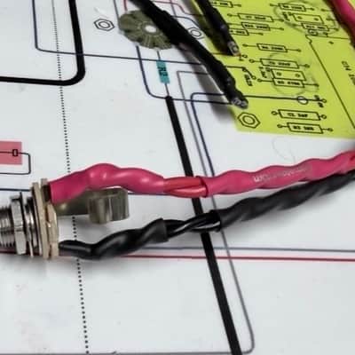 Wiring Harness Layout #1 for Single Cab / 4x12 / 4x10 with Series and Parallel Connection, Vintage Style Speaker Cable, Switchcraft 1/4” Input Jack image 12