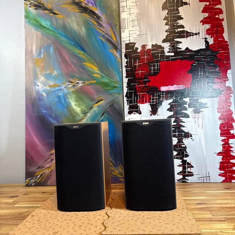 bowers wilkins Bookshelf speakers DM601 S2 Made In England Cherry Audiophile B&W image 1