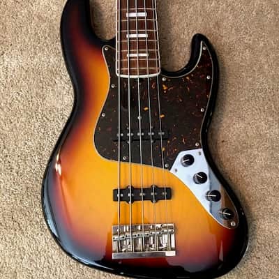 Sadowsky UV 70 5 String Bass Sunburst with Tortoise Shell image 1