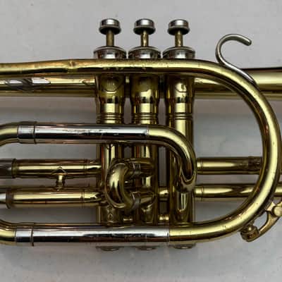 King / H.N. White Cleveland Superior Cornet— Early 1960s — Very Good, Case & Brushes image 9