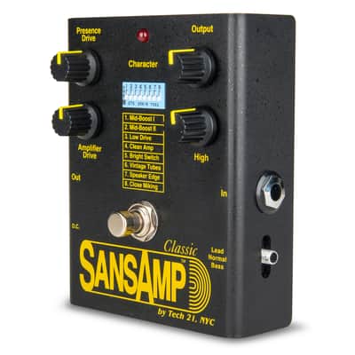 New Tech 21 SA1 SansAmp Classic Tube Amp Emulator Guitar Effects Pedal image 2