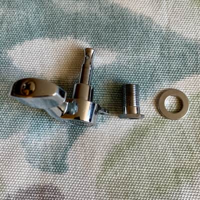 1 Squier Logo Guitar Tuner / Machine Head (2009) Vintage Style 45 degree Mounting Tab image 2