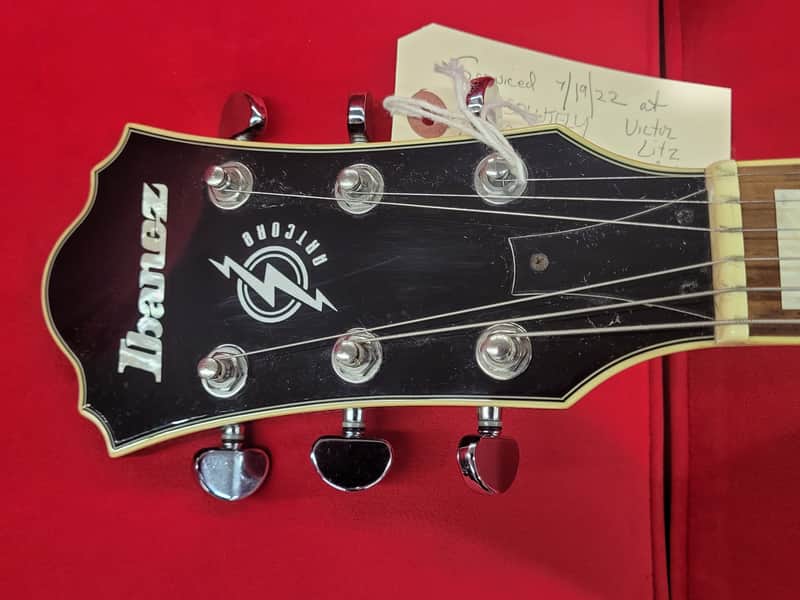 Ibanez AXD71-BK-12-01 Black Semi Hollow Electric Guitar LP, T