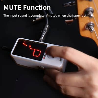 Mooer Baby Tuner Mute Function Micro Tuner Tuning Pedal for Electric Instruments (Price includes the import duty for US buyer) image 5