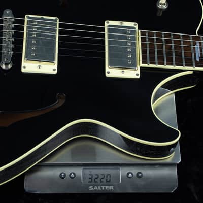 Collings SoCo Deluxe Jet Black Top, Dog Hair Back and Sides ~ Secondhand image 6
