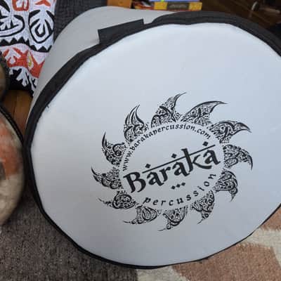 Premium Bees Dohola Darbuka Clay Glaze 10" inch. Yellow w green/blue crackle || Baraka Percussion image 6