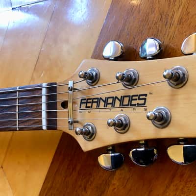 NEW Fernandes Dragonfly Electric Guitar Gold Sparkle Finish Double cutaway NOS image 8