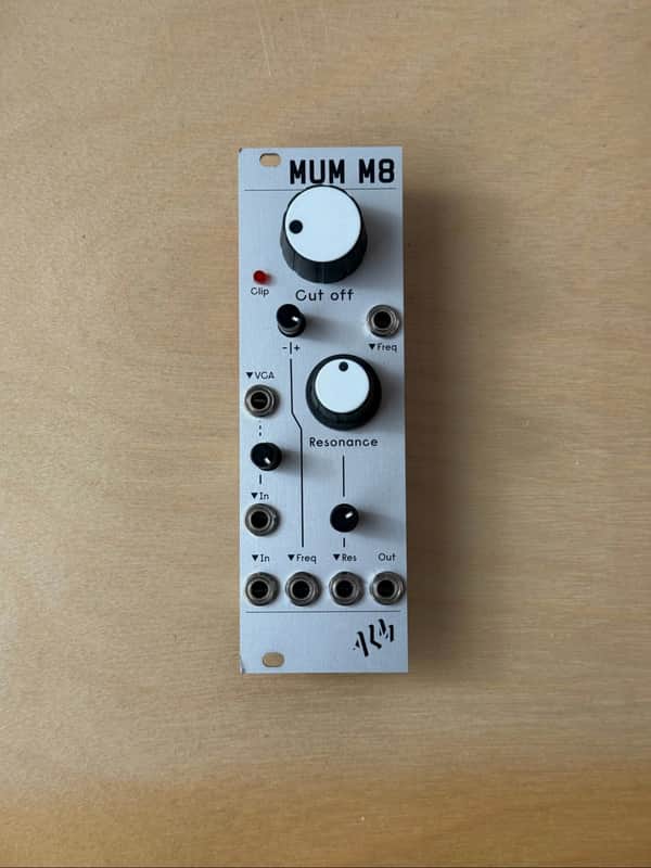 ALM/Busy Circuits ALM018 Mum M8 Low Pass Filter Eurorack Synth Module 2017 - Present - Silver image 1