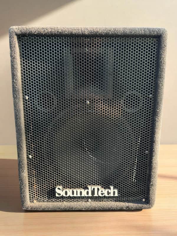 SoundTech S-12 Speaker Passive Pro Audio Cabinet Carpeted PA Monitor image 1