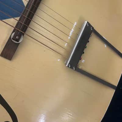 Vintage Silvertone Colorama Archtop Acoustic 1950’s Kentucky Blue RARE John Prine image 6