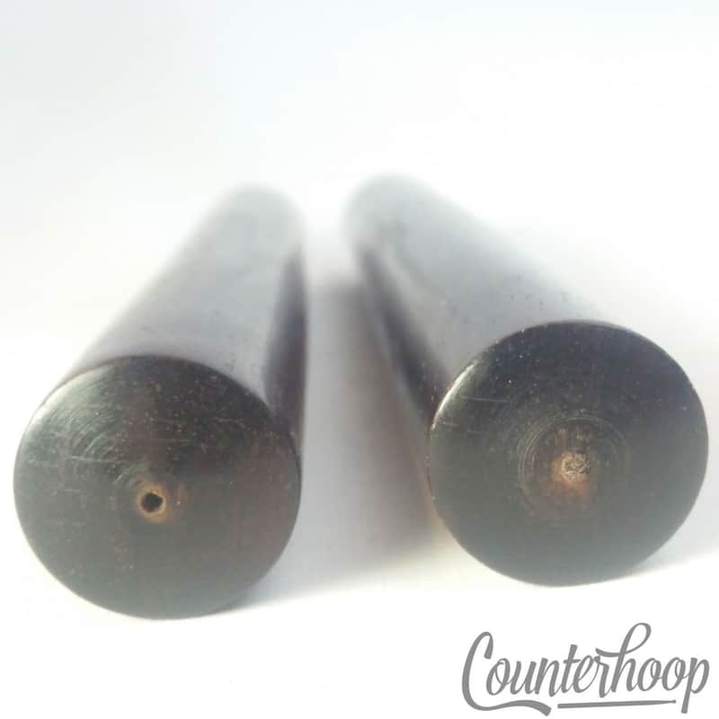 Ludwig Claves Pair Solid Rosewood Latin Percussion Sticks Accessories Vintage10s image 1