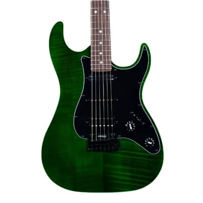 Jet JS-450 TGR R 450 Series Basswood Flamed Maple Top Canadian Roasted Maple Neck 6-String Electric Guitar image 4