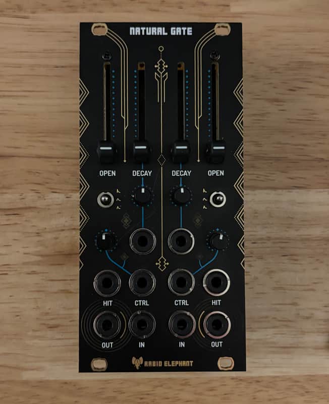 Rabid Elephant Natural Gate LPG Eurorack Module 2010s - Black image 1