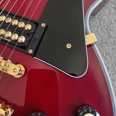 Edwards ESP - 2025 - Extremely Limited - Cherry - Custom Pickups - Grover Locking Tuners - Upgraded Everything - TKL Hardshell Case - Excellent Condition - Fast FREE Shipping - Final Price Drop! image 4