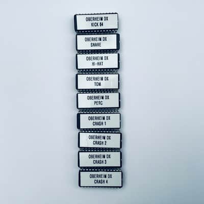 Complete Stock EPROM Drum Set For The Oberheim DX