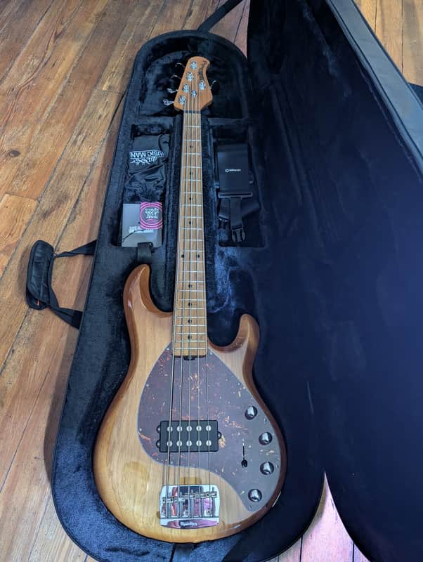 Ernie Ball Music Man StingRay Special 5 H with Roasted Maple Fretboard 2018 - Present - Hot Honey image 1