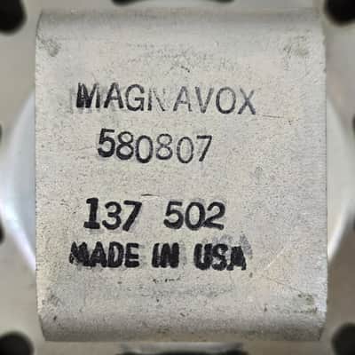 Vintage 7 1/2" CTS/ Magnavox 4 Ohm Mid Range Speaker Tested image 2