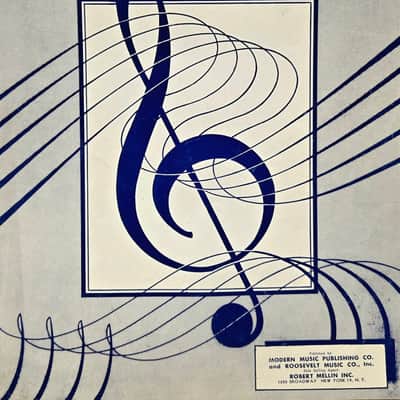 (USED/VINTAGE Sheet Music) Eddie, My love- Piano/Vocal/Chord Names image 1