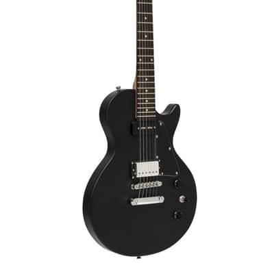 Stagg Standard Series, Electric Guitar With Solid Mahogany Body Flat Top Sel-Hb90 Blk image 2