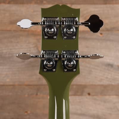 Gibson Modern SG Standard Bass Olive Drab w/Tortoise Pickguard (CME Exclusive) (Serial #222330219) image 7
