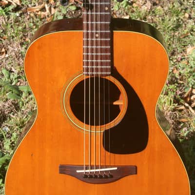 Yamaha FG 150 Red Label 000size Guitar Circa 1968 Natural+Chip Board case image 3