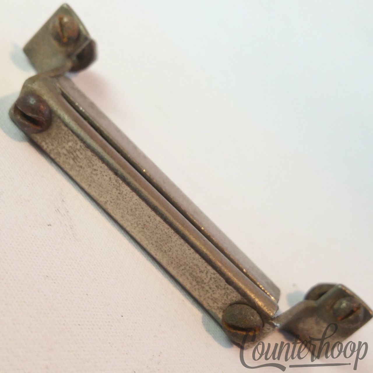 Slingerland Marching Snare Drum Nickel Butt Plate Parade Chicago Vintage 50s USA — main photograph