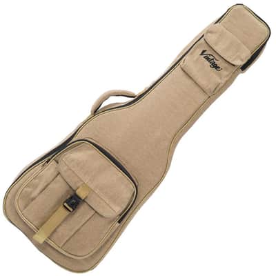 Vintage VCEG1 Distressed Look Electric Gig Bag Sand (VCEG1) image 5