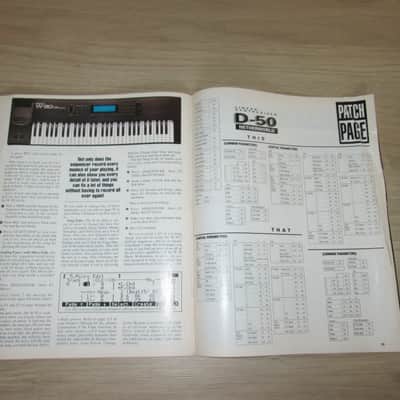 Roland Users Group Magazine's Collection (incl.D-50)  – 1987 -) 1990 - Original Vintage Synthesizer Brochure image 25