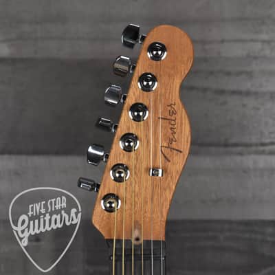Fender American Acoustasonic Telecaster All-Mahogany - Natural with Deluxe Gig Bag image 4