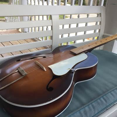 Kay-made Custom Kraft N-2 Archtop 1960s Sunburst image 2