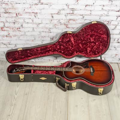 Taylor - (2025) 324ce - Acoustic-Electric Guitar - Mahogany/Mahogany - Shaded Edge Burst Top - w/ Hardshell Case - x5009 image 11