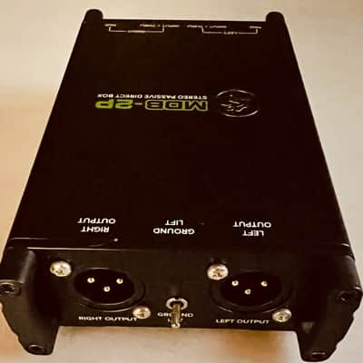 Mackie MDB-2P Stereo Passive Direct Box 2010s - Black image 4