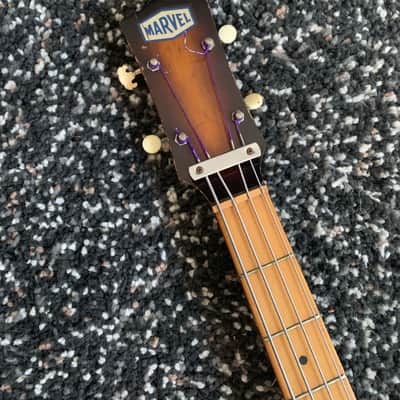 Multivox Marvel Bass 1955 Sunburst - Extremely Rare image 9
