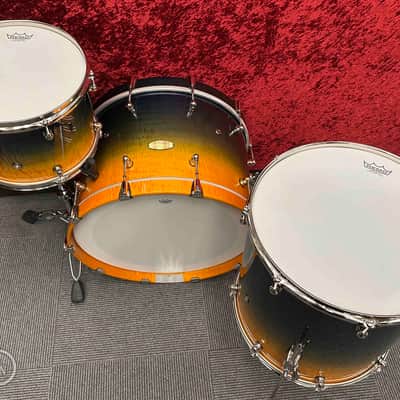 Pearl Masterworks Heritage Artisan Custom 4pc 22/13/16 Kit + 14 snare 2026 - Dusk Sunset Fade Gloss image 10