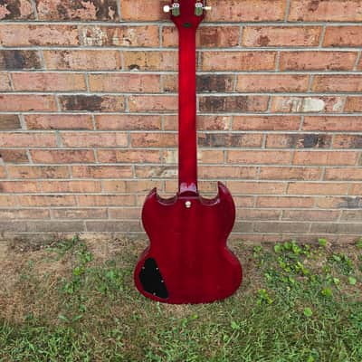 New Epiphone SG Special P-90 Electric Guitar Cherry Red Deluxe Hardshell Included image 5