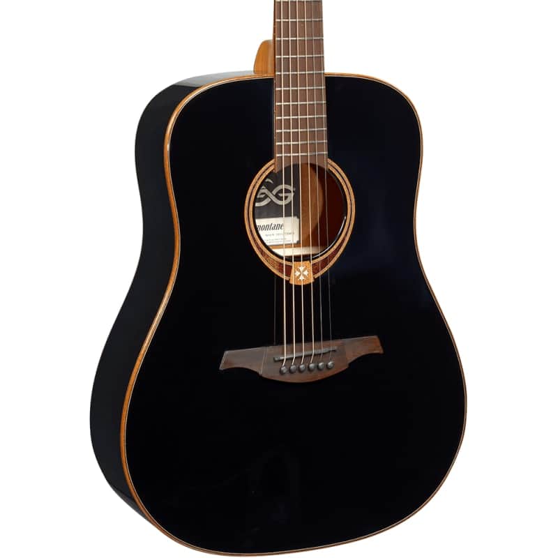 Lag Tramontane T118D-BLK | Dreadnought Acoustic Guitar, Black. New with Full Warranty! image 1