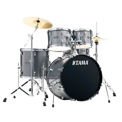 Tama Stagestar 5pc Drum Set w/22BD Cosmic Silver Sparkle image 1