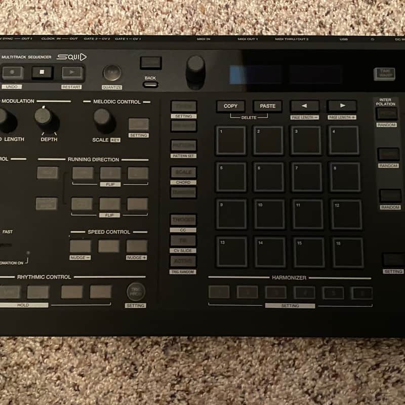 2019 Pioneer Toraiz Squid Multitrack Sequencer Black